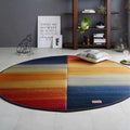 [TATAMI] RUSH RUG DENIM F JOY RED (OVAL: 190 X 210 CM) | IKEHIKO | TATAMI