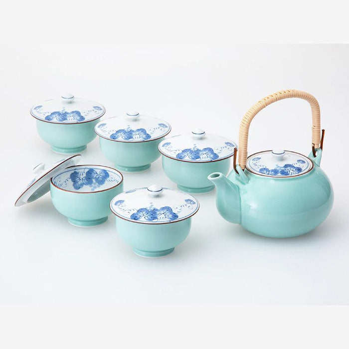 [TEA CUP SETS] GRAPE (M) WITH LID | HASAMI WARES| SAIKAI TOKI