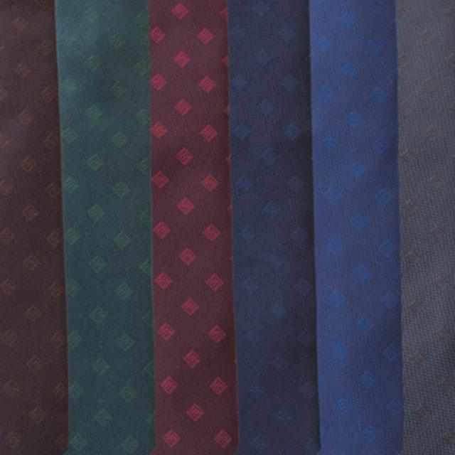 [TIE] ORIGINAL LOGO DEEP RED | JAPANESE SILK | SHAKUNONE (WITH GIFT PAPER BAG)