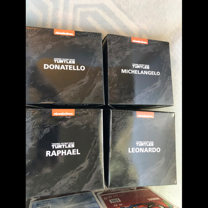 TMNT Grayscale Q-Fig Set SDCC 2020