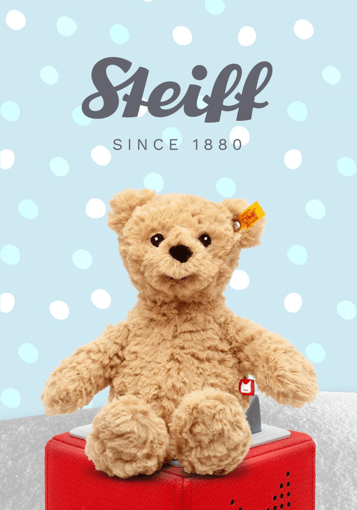 tonies® x Steiff Jimmy Bear Plush Tonie | Illustration
