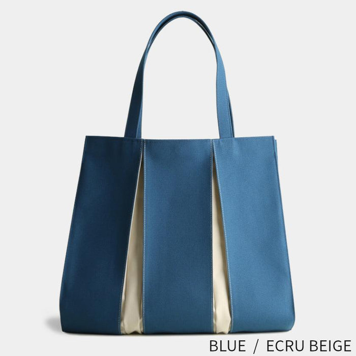 Blue / Ecru Beige