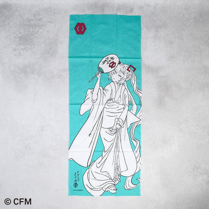 [TOWELS] HATSUNE MIKU | TENUGUI HATSUNE ORIGINAL ILLUSTRATION VER. | HAND PRINTING | HATSUNE KOUBOU