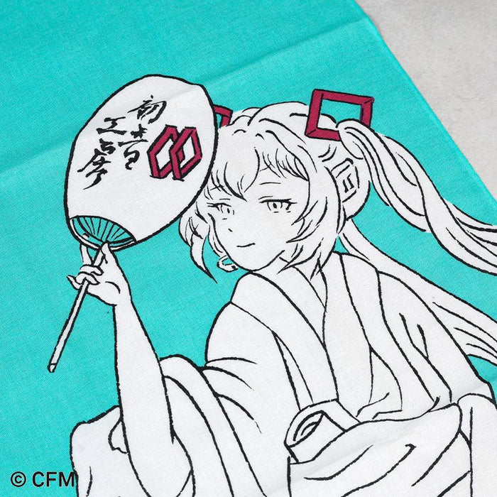 [TOWELS] HATSUNE MIKU | TENUGUI HATSUNE ORIGINAL ILLUSTRATION VER. | HAND PRINTING | HATSUNE KOUBOU