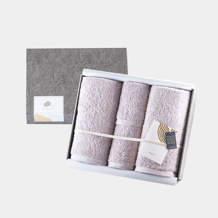 [TOWELS] "REI" 2 BATH TOWEL & 2 FACE TOWELS SET | IMABARI TOWELS