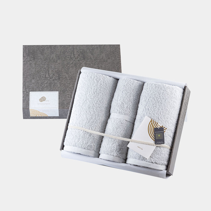 [TOWELS] "REI" 2 BATH TOWEL & 2 FACE TOWELS SET | IMABARI TOWELS