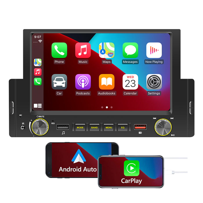 Universal 1din Android  Autoradio 6.2 Inch screen with wireless carplay auto electronics