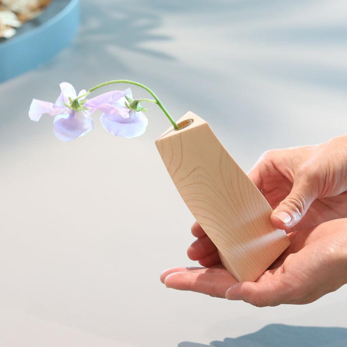 [VASE] FLOWER VASE (3FACES S) | WOODWORKING | KINO-SACHI