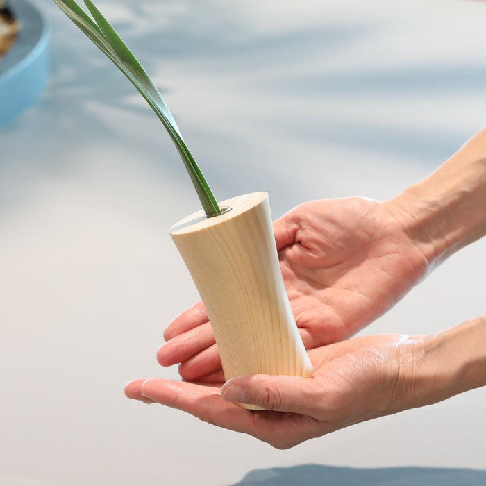 [VASE] FLOWER VASE (ELLIPSE) | WOODWORKING | KINO-SACHI