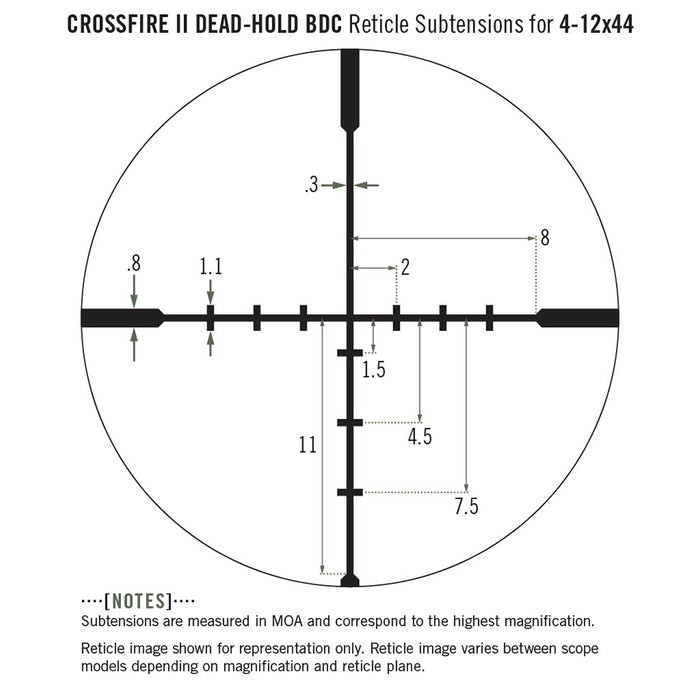 Vortex Optics Crossfire II 4-12x44 Scope-Optics Force
