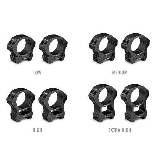 Vortex Optics Pro Rings 30mm-Optics Force