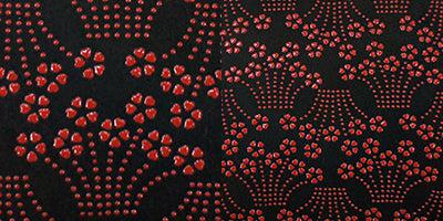 [WALLET] 105 ROUND GAMA BILL | KOUSHU INDEN (LACQUERED DEERSDKIN CRAFTS)| INDEN-YA