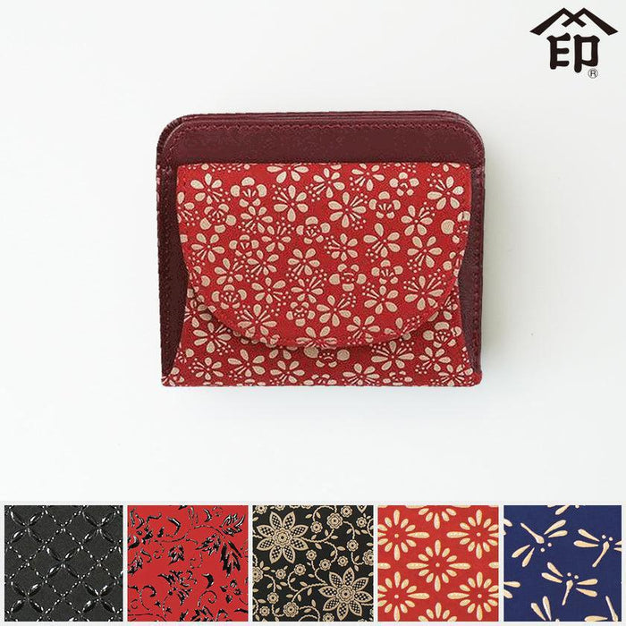 [WALLET] BILLFOLD Q | KOUSHU INDEN (LACQUERED DEERSKIN CRAFTS)| INDEN-YA