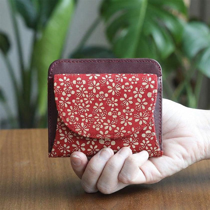 [WALLET] BILLFOLD Q | KOUSHU INDEN (LACQUERED DEERSKIN CRAFTS)| INDEN-YA