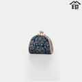 [WALLET] WHITE CLOVER 72H COIN PURSE | KOUSHU INDEN (LACQUERED DEERSKIN CRAFTS)| INDEN-YA