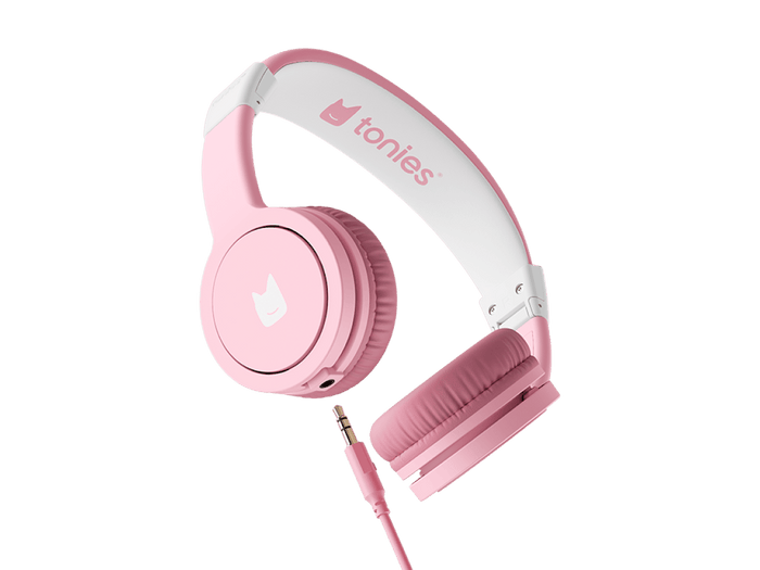 Wired Pink Headphones | transparent
