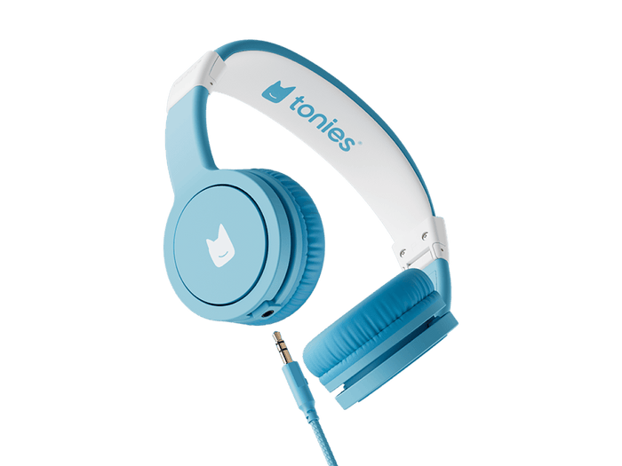Wired Blue Headphones | transparent