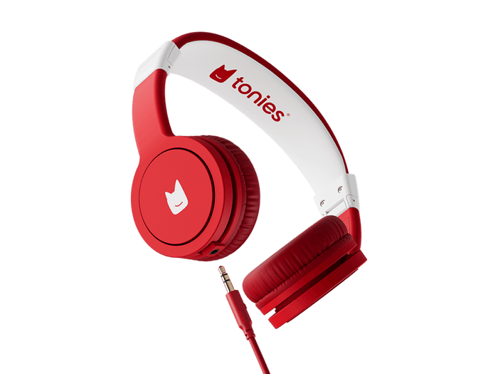 Wired Red Headphones | transparent