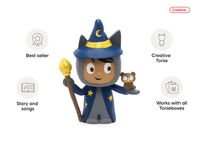 Wizard Creative-Tonie audio figurine, inspiring audio journeys and imaginative play