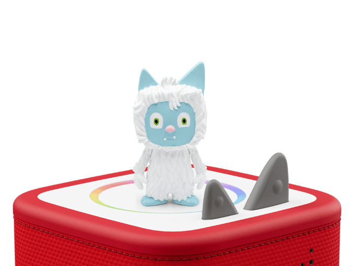 Yeti Creative-Tonie on a Red Toniebox