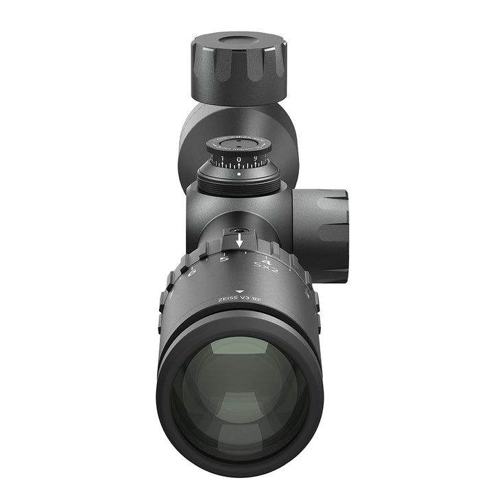 Zeiss V3 2.5-8x35 mm RF - Rimfire - 1-inch Tube- XRR Reticle (#84) - Capped Turrets - .25 MOA - Fixed Parallax @ 50 Yards