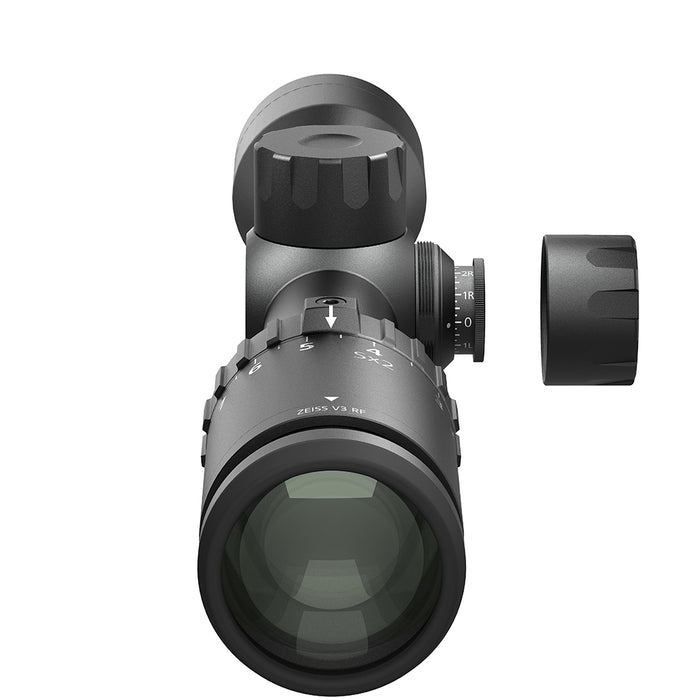 Zeiss V3 2.5-8x35 mm RF - Rimfire - 1-inch Tube- XRR Reticle (#84) - Capped Turrets - .25 MOA - Fixed Parallax @ 50 Yards