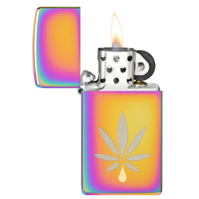 Zippo Cannabis Leaf Design-Optics Force