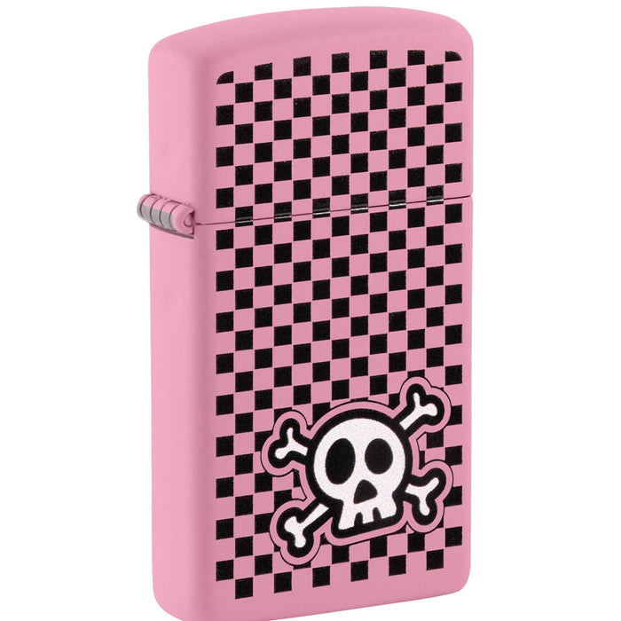Zippo Checkered Skull Design-Optics Force