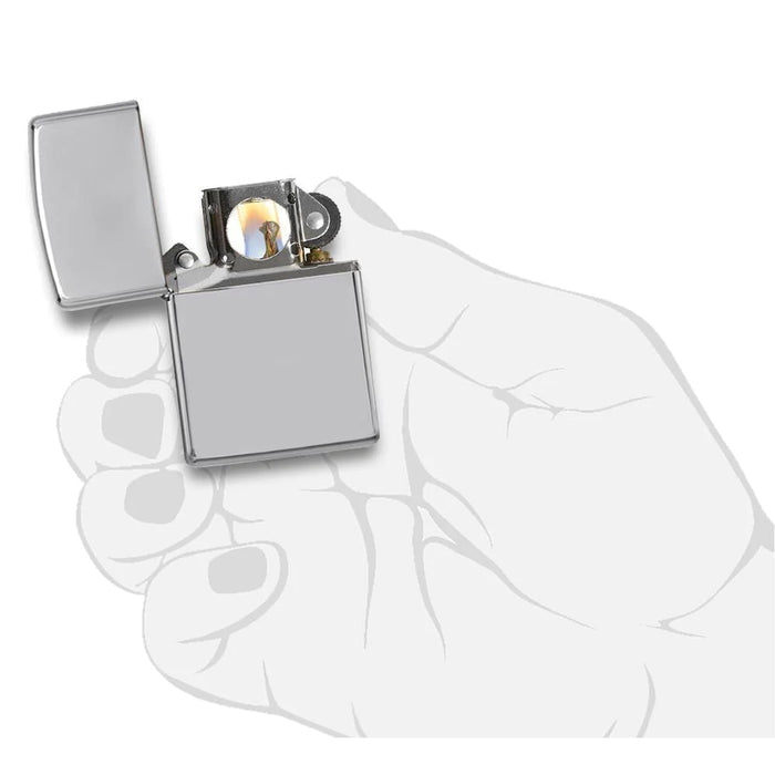Zippo Classic High Polish Chrome-Optics Force
